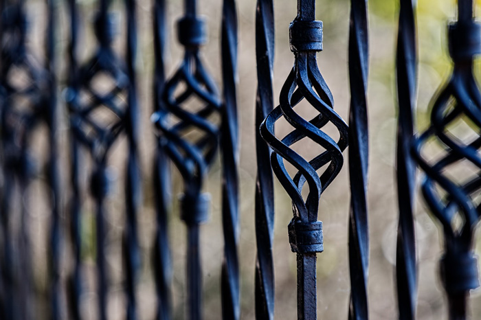 wrought iron balcony